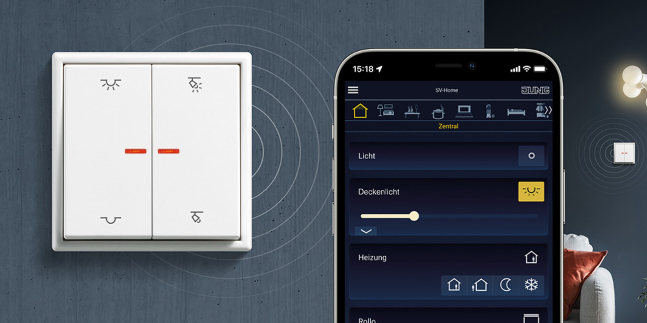 KNX RF Taster bei Elektrotechnik Nirschl Daniel GmbH in Lalling